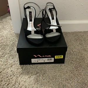 Nina black heels